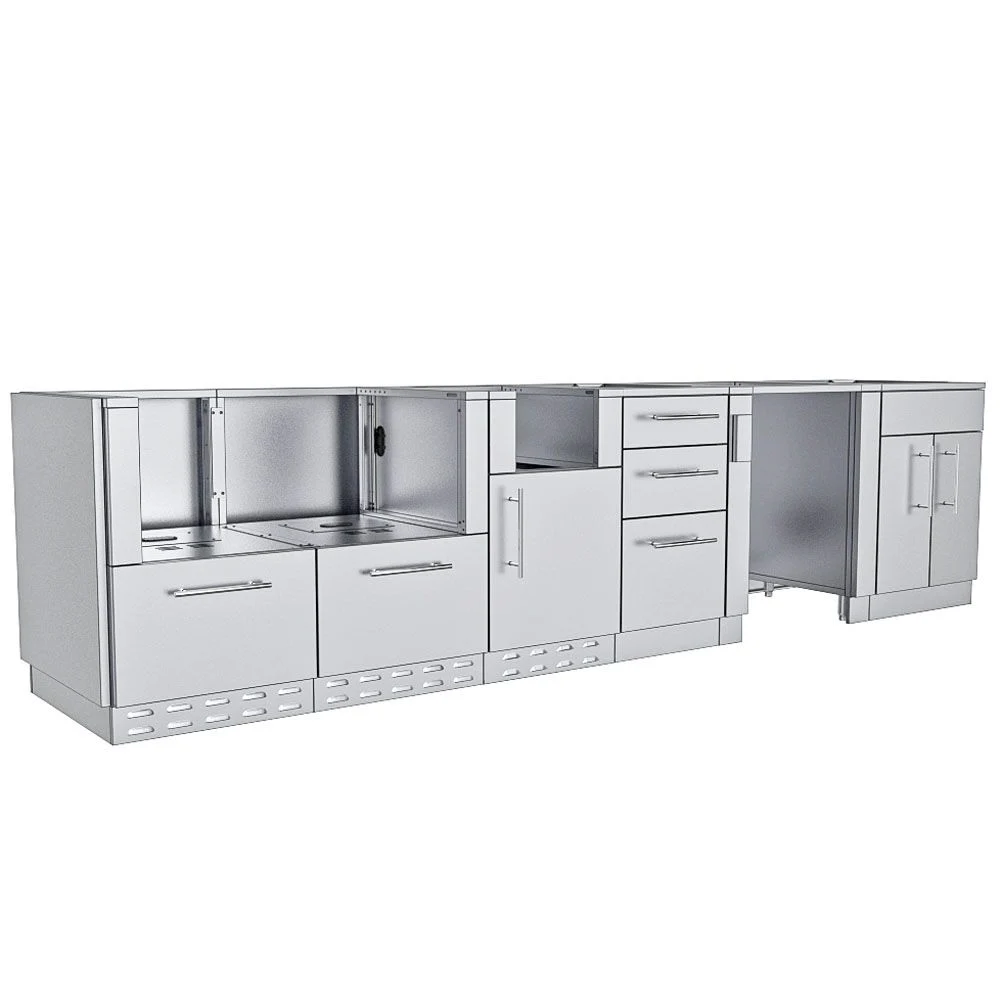 CYPRESS Outdoor Kitchen Island Base Cabinet Package-SBP-CYPRESS/BASE