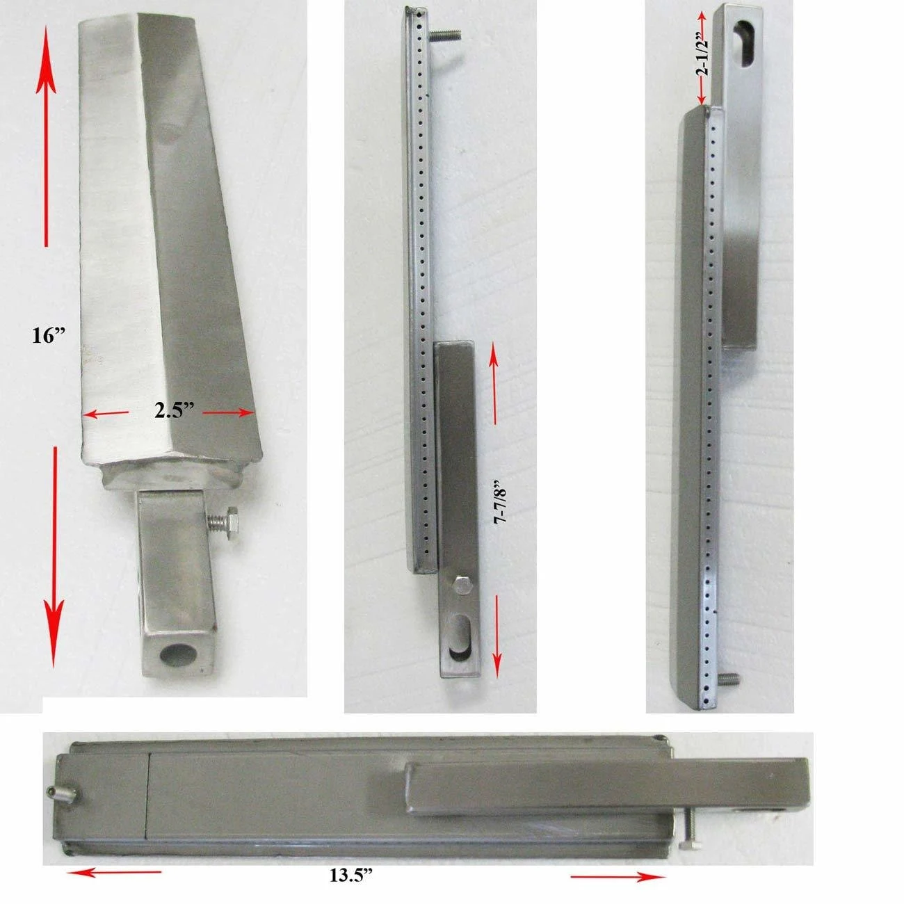 304 Stainless Steel Fabricated Gas Burner - Burner for Ruby Grills - P-GBurner
